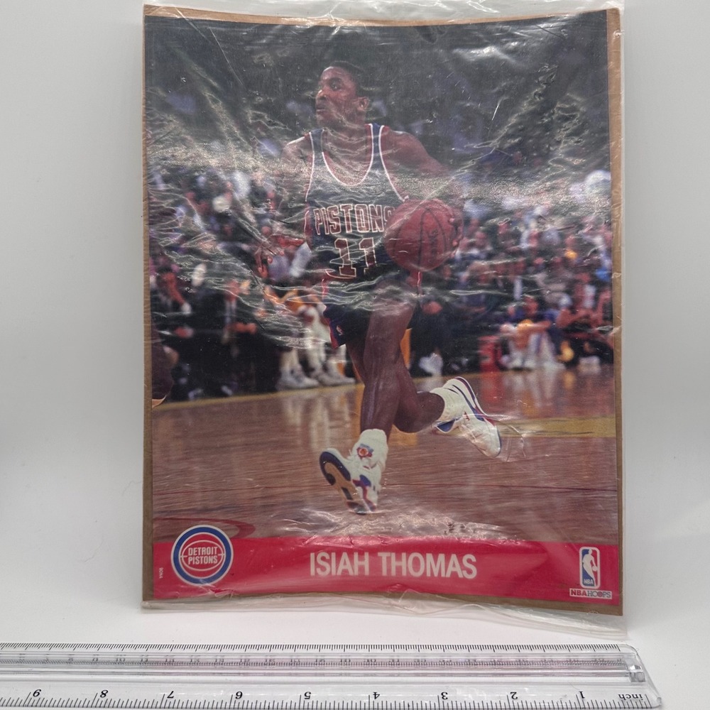 NBA Hoops Isiah Thomas Detroit Pistons Action Photo Team Sets 8x10